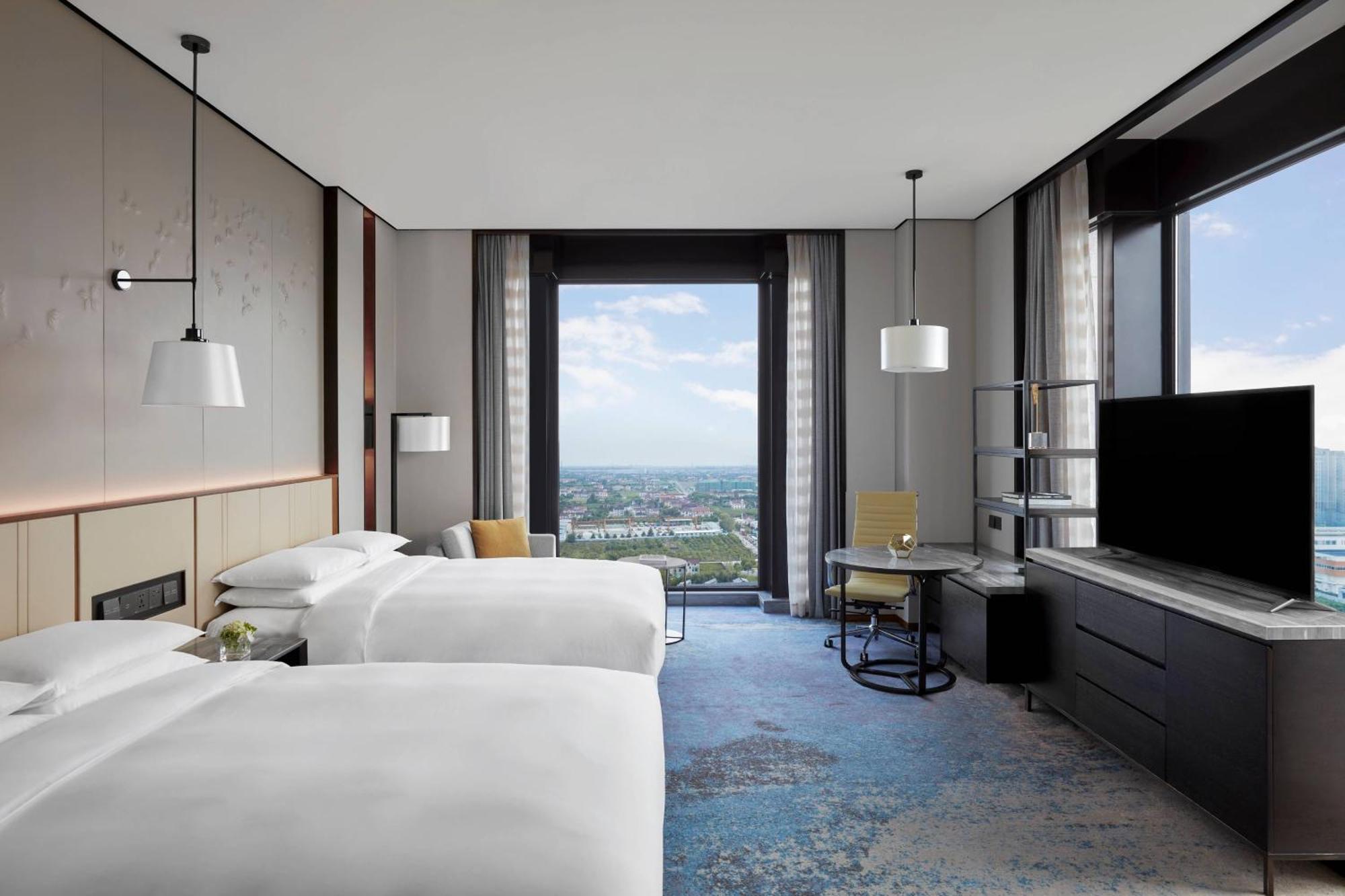 Shanghai Marriott Hotel Pudong South Nanhui Eksteriør billede