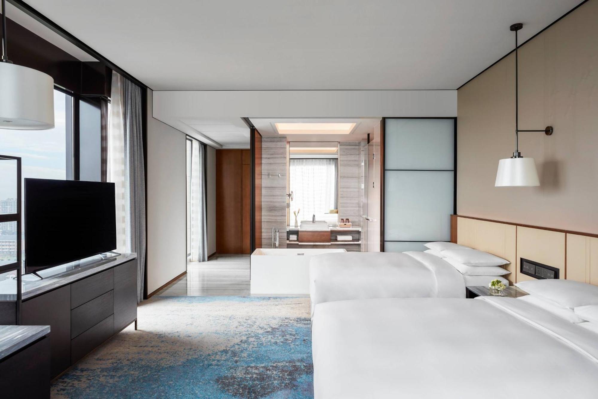 Shanghai Marriott Hotel Pudong South Nanhui Eksteriør billede