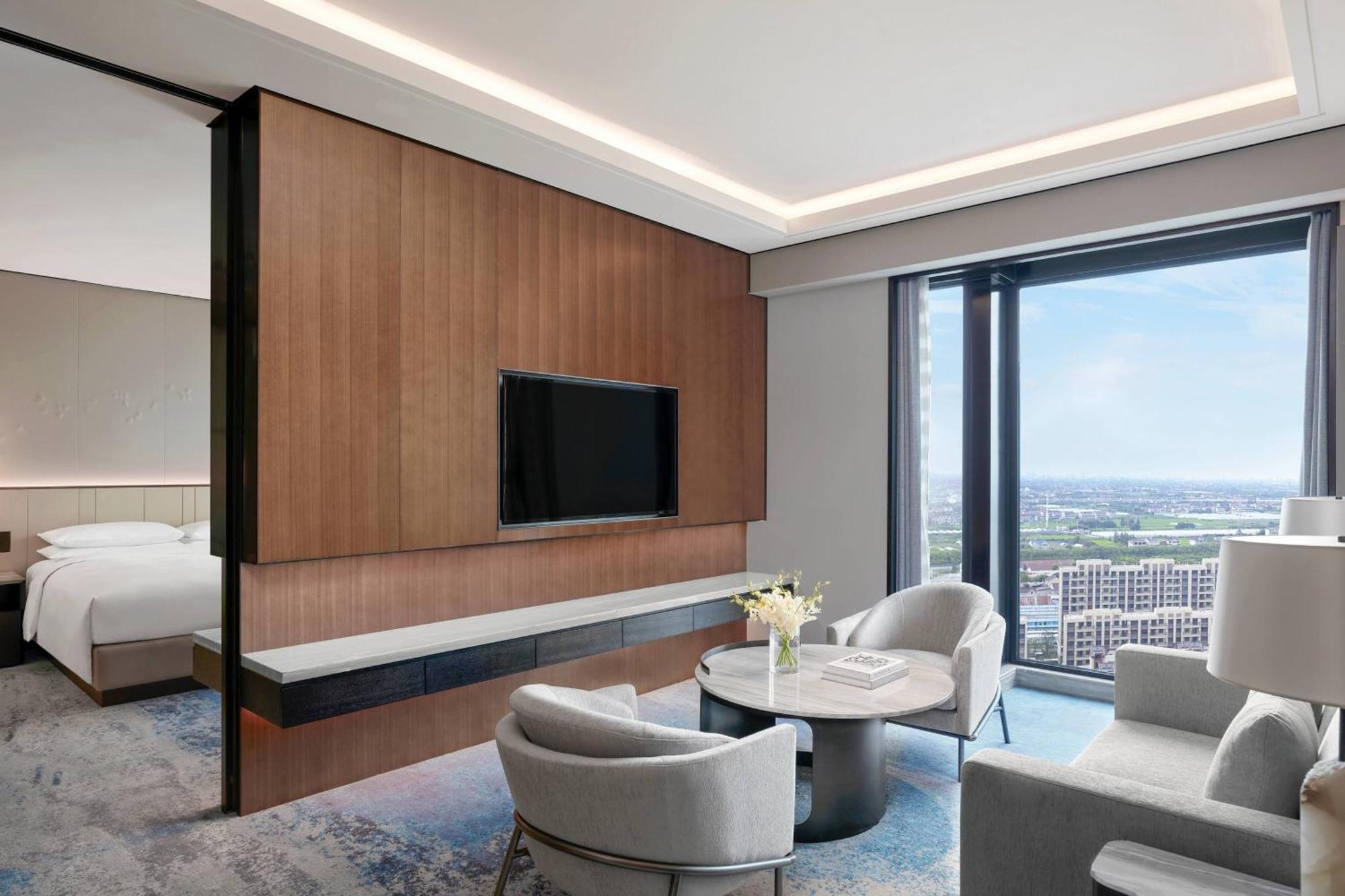 Shanghai Marriott Hotel Pudong South Nanhui Eksteriør billede
